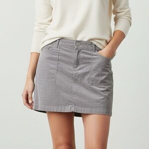 Lee Straight Fit Lined Mini Skirt